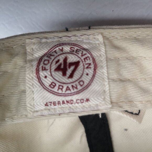 2 / $30.00 -47 Brand Collegiate Licensed Harvard Beige & Nvy Unisex Baseball Hat - Picture 4 of 5